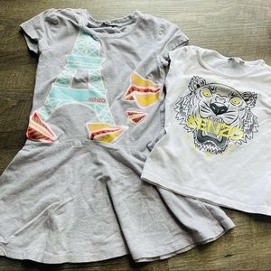 Kenzo Eiffel Tower Dress and Tiger TShirt
